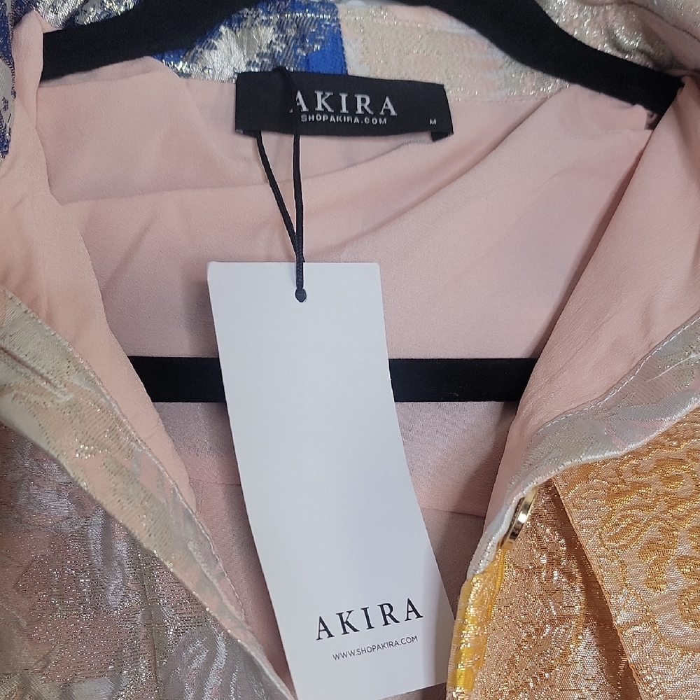 AKIRA Vibrant Patchwork Blazer NWT - image 2